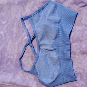 Blue Sports Bra